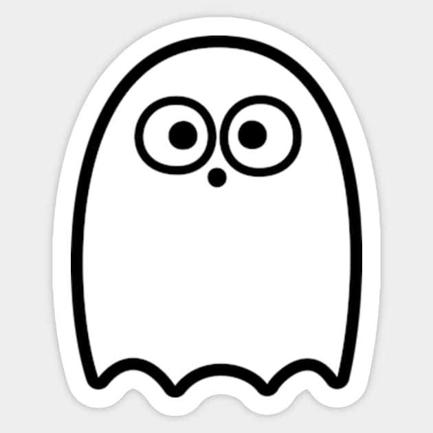 Oooh! Ghost Sticker by JadedOddity